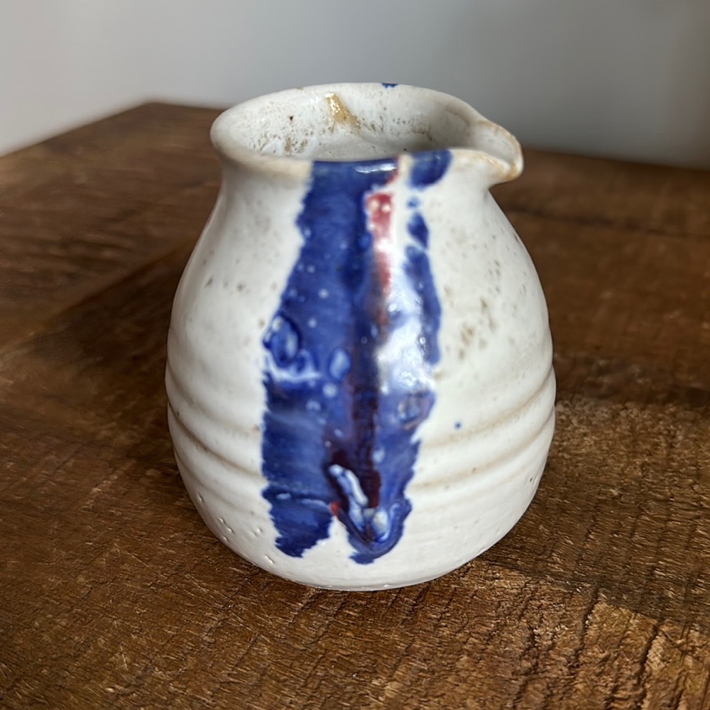Handmade ceramic tea creamer